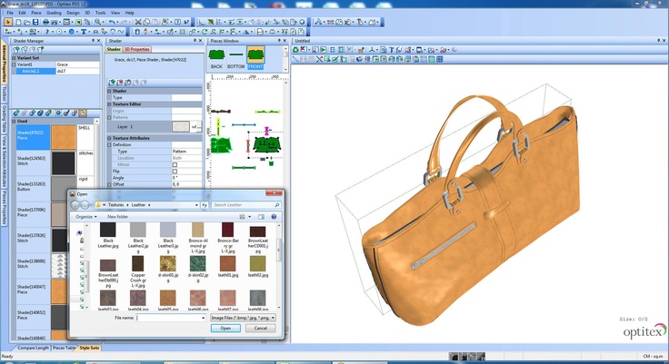 Optitex software and plotter for CAD patterns